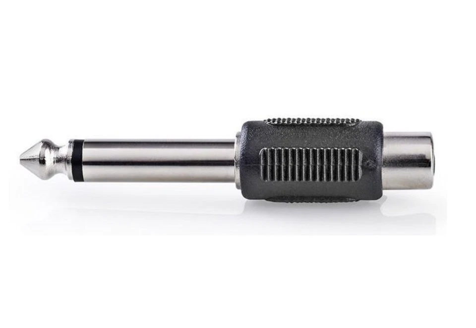 Adaptateur Mono Jack 6,35 M Vers RCA F Audio M F Câble Mâle Femelle - Photo 1/1