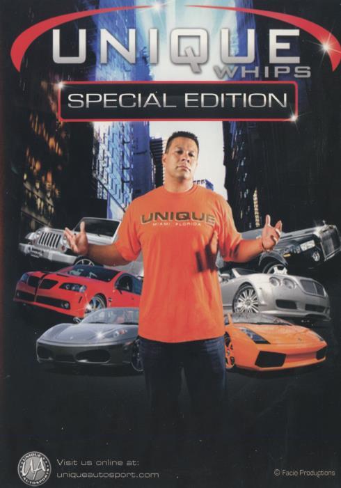 Unique Whips Special DVD VIDEO TV SHOW celebrity car customizing
