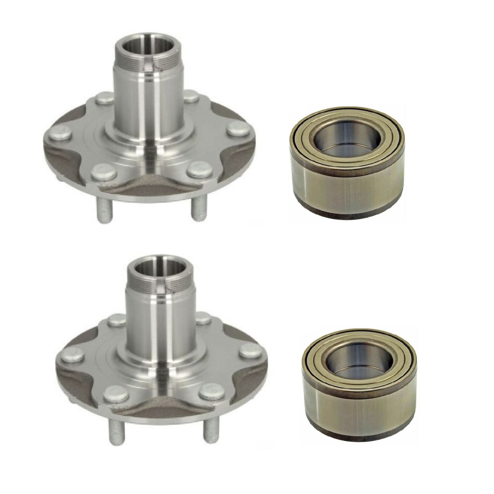 Front Wheel Hub & Bearing For Toyota Tacoma Tundra SEQUOIA 2WD ONLY SINGLE NEW E Front Wheel Bearings - Foto 2