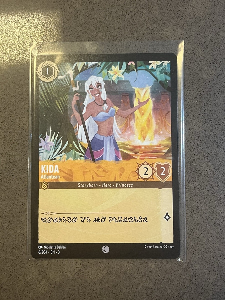 lorcana kida card 003-006 Kida - Atlantean Lorcana Card