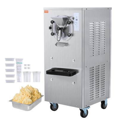 VEVOR Ice Cream Machine 20-25L/H 2400W 1-Flavor Hard Serve Ice Cream Maker