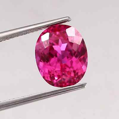 Natural Pink Sapphire 34 Ct Oval Cut Certified Loose Gemstone With Free Gift
