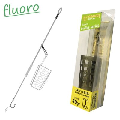 CAGE FEEDER DISTANCE Life-ORANGE Montage Fluoro Sunline Fluorocarbon Carp Leader