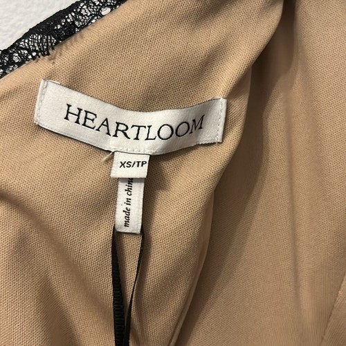 Vestido para mujer Heartloom de encaje negro nude sin mangas XS NUEVO CON ETIQUETAS - Imagen 7 de 7