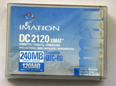 imation DC 2120 XIMAT 240 MB, new