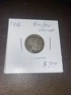 1916 Barber Dime. $7