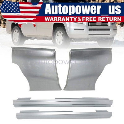 #ad 4x Rocker Panel Lower Repair Kit Fits For Honda Ridgeline 2006 2014 New $139.99