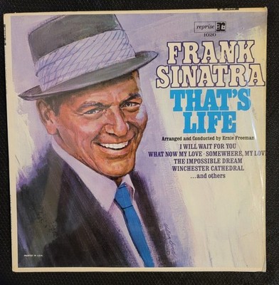 That's Life [LP] Frank Sinatra 1966 Vintage Jazz Vinyl VG+ w/ shrink
