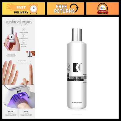 KUPA GelFinity Gel Base Coat, Superior Adhesive Bond for Long-Lasting Nail Polis