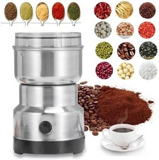 Electric Coffee Bean Grinder Nut Seed Herb Grind Spice Crusher Mill Blender NEW