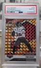 2021 Panini Mosaic Reactive Orange Prizm #285 Tom Brady Buccaneers PSA 10