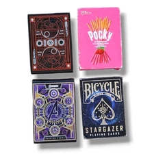 Themed Playing Cards Lot – Star Wars, Avengers, Pockey, Bicycle Star Gazer