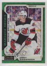 2018-19 O-Pee-Chee Platinum Marquee Rookies Emerald Surge 5/10 Joey Anderson a2k