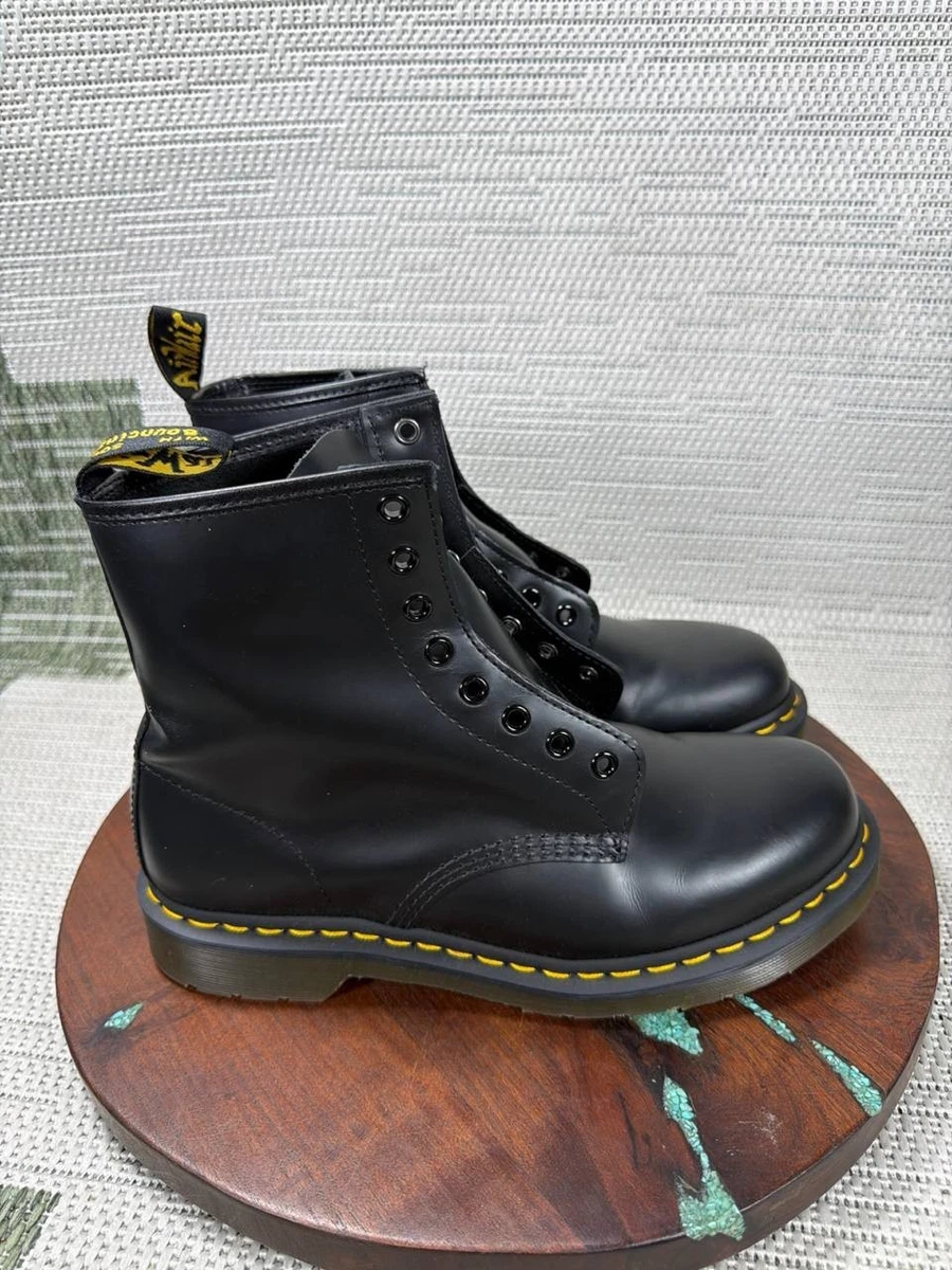 Dr. Martens Boots Unisex 1460 Smooth Leather Men\'s US 12 Or EU 46 Black New NWOB 1460 Smooth Leather Lace Up Boots in Black | Dr. Martens main image 4