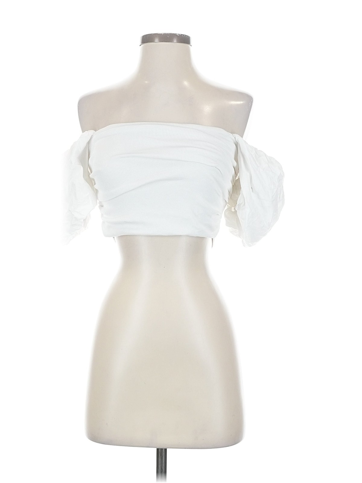 Zara Women White Sleeveless Blouse S