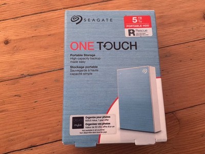 SEAGATE One Touch Portable externe Festplatte 5TB USB 3.0 Blau