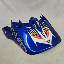 Troy Lee Designs TLD SE Orbit Helmet Replacement Visor Flame Blue *REPACKAGED*