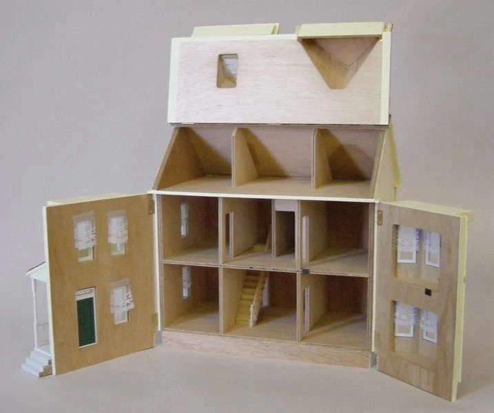 Rare Real Good Toys FO-303, Front Opening Victorian Dollhouse Kit w/components - Image 4 of 4