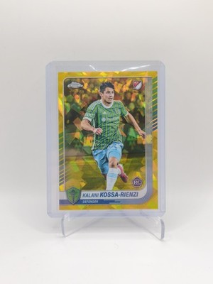 Topps Chrome MLS Sapphire Kalani Kossa-Rienzi Rookie /50 Seattle Sounders FC