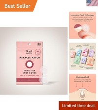 Ultra-Thin Miracle Hydrocolloid Pimple Patches 24 Ct - Discreet 