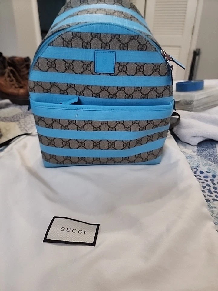 Gucci Backpack Blue Bags & Handbags for Women for sale | eBay