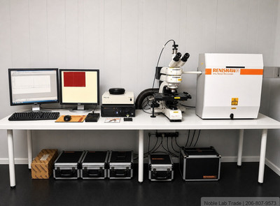 Renishaw inVia Confocal Raman Microscope System Calibrated w Software & Extras