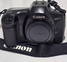 Canon EOS-1 First Model SLR Film Camera Excellent Cond with Strap