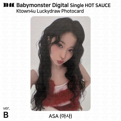 BabyMonster Digital Single Hot Sauce Ktown4u LuckyDraw Photocard