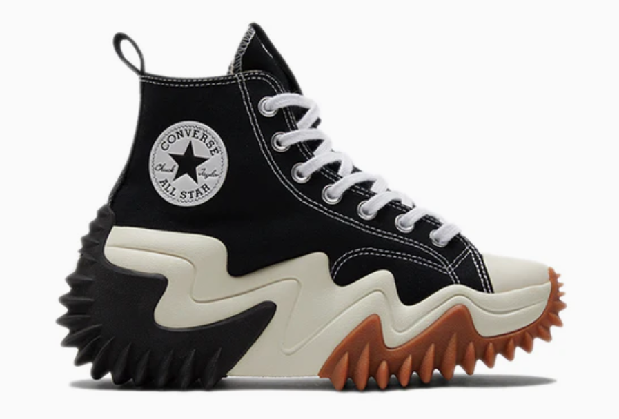 Converse Unisex Run Star Motion Hi Sneakers Black White Gum Honey Sizes 3-11 171545C-image