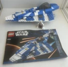 LEGO 8093 Star Wars: Plo Koon's Jedi Starfighter Ship 99% COMPLETE + FIGS + Inst