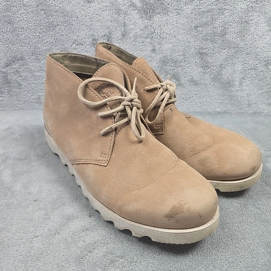 SOREL Kezar Chukka Boot Mens Size 12 Beige Waterproof Leather Hiking Outdoor‎ SOREL Kezar | eBay main image 2