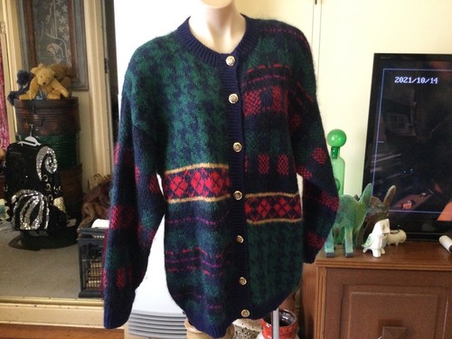 Genuine Vintage 80's Hand Knit Cardigan 