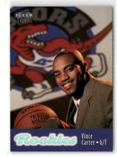 Vince Carter 1998-99 Fleer Ultra #106 Rookie RC Toronto Raptors