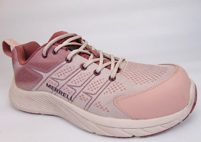 Merrell Womens Moab Flight CF Industrial Comp Toe Work Sneakers, Size 9.0 Medium