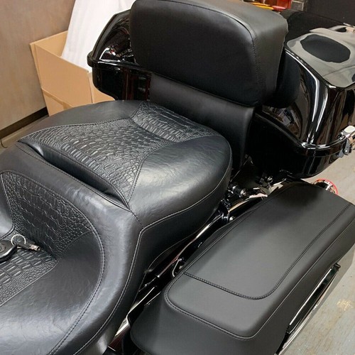 Chopped Razor Tour Pack Trunk Backrest Pad Fit For Harley Road King Glide 14-23 - Picture 10 of 12