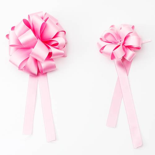 Pre-Made Satin Ribbon Bows - Ribbon Width of 15mm and 25mm - Picture 2 of 4