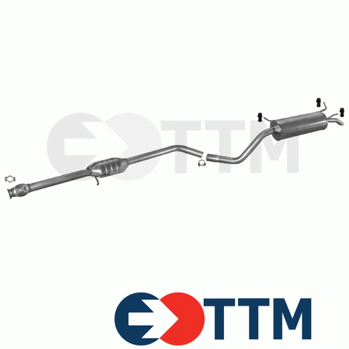 RENAULT MEGANE I SCENIC 1.4 1.6 1995-2002 Ligne D'échappement Silencieux - Foto 1 di 1