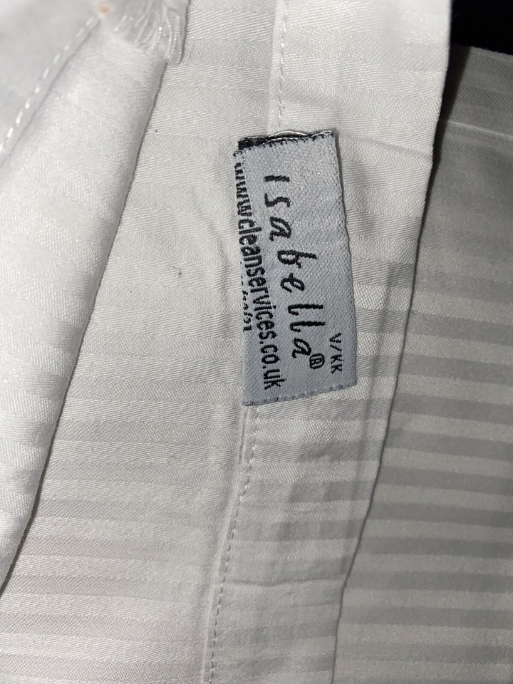 Isabella Cotton Ex Hotel Super King Qult Cover Open End Flat Sheet Two