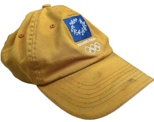 High Q Hat | Official 2004 Olympics Athens Greece | Adjustable Hat Adult Orange - Afbeelding 1 van 4
