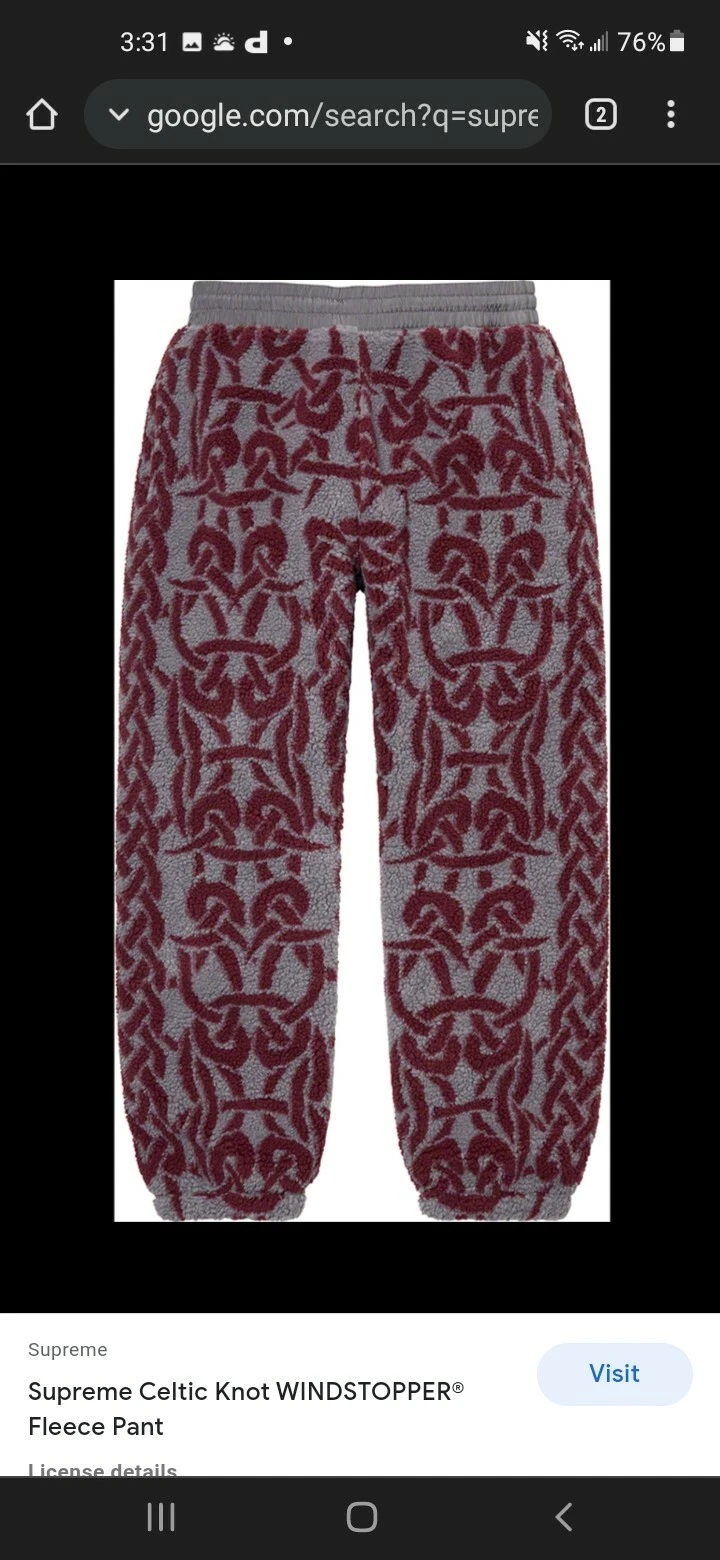pantalon de survêtement à nœud celtique suprême 