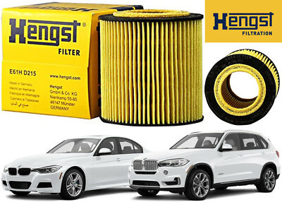 Hengst E61H D215 Replacement Oil Filter For Select BMW Models New Free Shipping