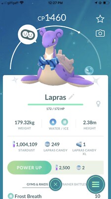 Shiny    Lapras mit Schal   Soforthandel/30 Tage Pokémon Go