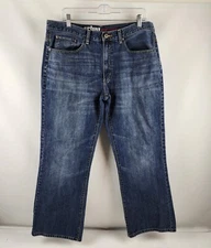 Urban Pipeline Jeans Mens 36x31 Relaxed Bootcut Dark Wash Denim