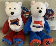 LIMITED TREASURES COIN BEARS 50 STATES COLLECTION-NEW YORK  MASSACHUSETTS