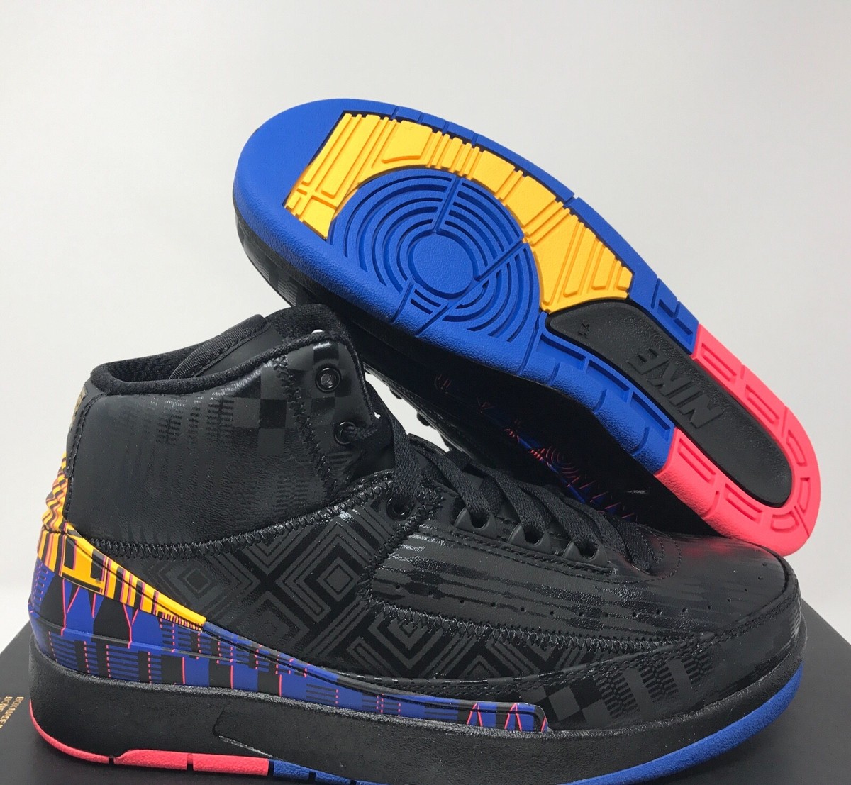NIKE KIDS AIR JORDAN 2 RETRO BHM (GS) SZ 5.5Y//WOMEN SZ 7 [CI2972