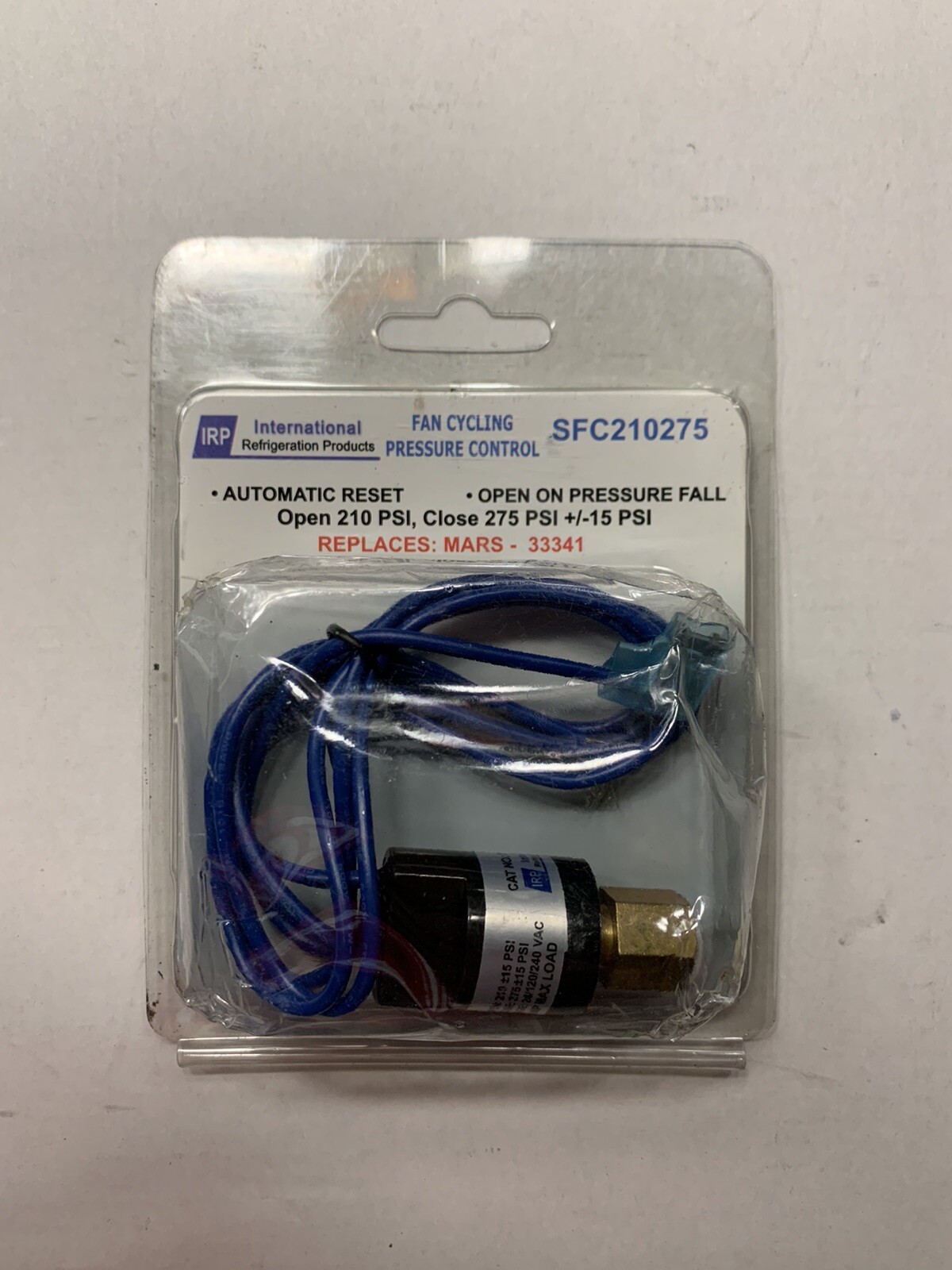 NEW IRP Supco SFC210275 Pressure Switch Fan Cycling Control 3000041