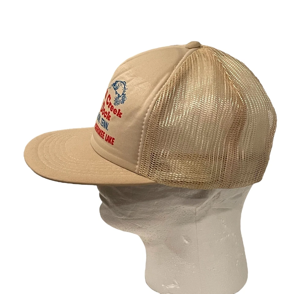 VTG Yupoong Hat Snapback Trucker Foam Mesh German Creek Boat Dock TN Fishing - Image 4 of 4