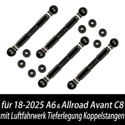 Für Audi A6 S6 RS6 4K C8 Allroad Avant Luftfahrwerk Tieferlegung Koppelstangen