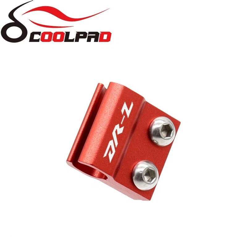 Soporte de abrazadera de cable guía de manguera de freno delantero CNC para SUZUKI DRZ400SM 2005-2025 Foto 2 de 4
