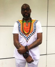 Embroidered Dashiki White Short Sleeve Shirt African Clothing Men's Fashion Wear